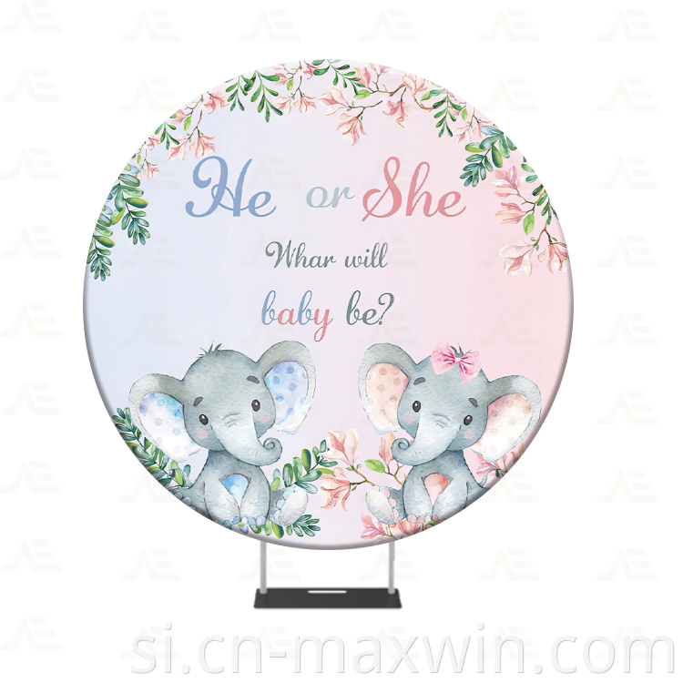 වටකුරු පසුබිම් Round Backdrop